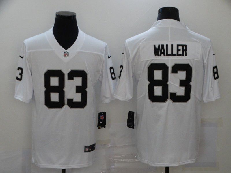 Men Oakland Raiders #83 Waller White Nike Vapor Untouchable Limited 2020 NFL Nike Jerseys->oakland raiders->NFL Jersey
